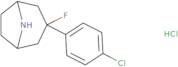 3-(4-Chlorophenyl)-3-fluoro-8-azabicyclo[3.2.1]octane hydrochloride