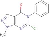 6-Chloro-1-methyl-5-phenyl-1H,4H,5H-pyrazolo[3,4-d]pyrimidin-4-one