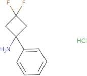 3,3-Difluoro-1-phenylcyclobutan-1-amine hydrochloride