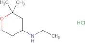 N-Ethyl-2,2-dimethyloxan-4-amine, hydrochloride