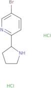 5-bromo-2-(pyrrolidin-2-yl)pyridine dihydrochloride