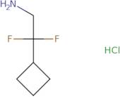 2-Cyclobutyl-2,2-difluoroethan-1-amine hydrochloride