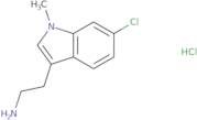 2-(6-Chloro-1-methyl-1H-indol-3-yl)ethan-1-amine hydrochloride