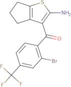 3-[2-Bromo-4-(trifluoromethyl)benzoyl]-4H,5H,6H-cyclopenta[b]thiophen-2-amine