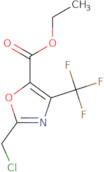 Ethyl 2-(chloromethyl)-4-(trifluoromethyl)-1,3-oxazole-5-carboxylate