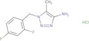 1-[(2,4-Difluorophenyl)methyl]-5-methyl-1H-1,2,3-triazol-4-amine hydrochloride