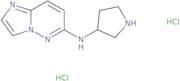 N-{Imidazo[1,2-b]pyridazin-6-yl}pyrrolidin-3-amine dihydrochloride