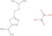 1-{5-[(Propan-2-yloxy)methyl]-1,3,4-oxadiazol-2-yl}ethan-1-amine oxalic acid