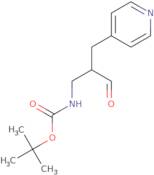 tert-Butyl N-[3-oxo-2-(pyridin-4-ylmethyl)propyl]carbamate