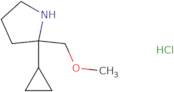 2-Cyclopropyl-2-(methoxymethyl)pyrrolidine hydrochloride