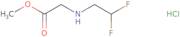Methyl 2-[(2,2-difluoroethyl)amino]acetate hydrochloride
