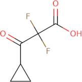 3-Cyclopropyl-2,2-difluoro-3-oxopropanoic acid