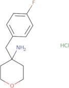 4-[(4-Fluorophenyl)methyl]oxan-4-amine hydrochloride