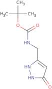 tert-Butyl N-[(5-oxo-2,5-dihydro-1H-pyrazol-3-yl)methyl]carbamate