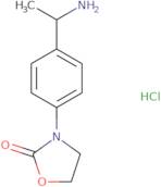 3-[4-(1-Aminoethyl)phenyl]-1,3-oxazolidin-2-one hydrochloride