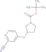 tert-Butyl 3-[(2-cyanopyridin-4-yl)oxy]pyrrolidine-1-carboxylate