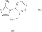 [2-(2-Methylimidazol-1-yl)phenyl]methanamine, dihydrochloride