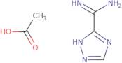 4H-1,2,4-Triazole-3-carboximidamide, acetic acid