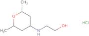 2-[(2,6-Dimethyloxan-4-yl)amino]ethan-1-ol hydrochloride