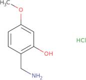 2-(Aminomethyl)-5-methoxyphenol hydrochloride