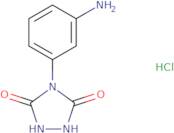 4-(3-Aminophenyl)-1,2,4-triazolidine-3,5-dione hydrochloride