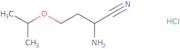 2-Amino-4-(propan-2-yloxy)butanenitrile hydrochloride