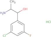 2-Amino-1-(3-chloro-5-fluorophenyl)propan-1-ol hydrochloride