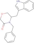 4-Benzyl-5-(1H-indol-3-ylmethyl)morpholin-3-one