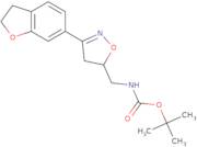 tert-Butyl N-{[3-(2,3-dihydro-1-benzofuran-6-yl)-4,5-dihydro-1,2-oxazol-5-yl]methyl}carbamate