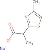 Sodium 2-(4-methyl-1,3-thiazol-2-yl)propanoate