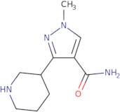 1-Methyl-3-(piperidin-3-yl)-1H-pyrazole-4-carboxamide