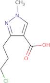 3-(3-Chloropropyl)-1-methyl-1H-pyrazole-4-carboxylic acid