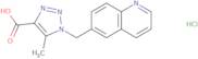 5-Methyl-1-(quinolin-6-ylmethyl)-1H-1,2,3-triazole-4-carboxylic acid hydrochloride