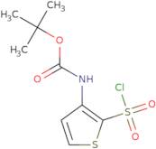 tert-Butyl N-[2-(chlorosulfonyl)thiophen-3-yl]carbamate