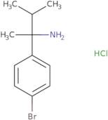 2-(4-Bromophenyl)-3-methylbutan-2-amine hydrochloride