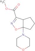 Methyl 6a-(morpholin-4-yl)-3aH,4H,5H,6H,6aH-cyclopenta[D][1,2]oxazole-3-carboxylate