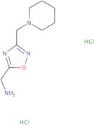 [3-(Piperidin-1-ylmethyl)-1,2,4-oxadiazol-5-yl]methanamine dihydrochloride