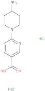 6-(4-Aminopiperidin-1-yl)pyridine-3-carboxylic acid dihydrochloride