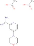 4-(Morpholin-4-yl)pyridine-2-carboximidamide, bis(acetic acid)