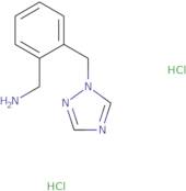 [2-(1H-1,2,4-Triazol-1-ylmethyl)phenyl]methanamine dihydrochloride