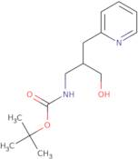 tert-Butyl N-[3-hydroxy-2-(pyridin-2-ylmethyl)propyl]carbamate