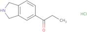 1-(2,3-Dihydro-1H-isoindol-5-yl)propan-1-one hydrochloride