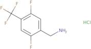 [2,5-Difluoro-4-(trifluoromethyl)phenyl]methanamine hydrochloride