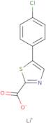 5-(4-Chlorophenyl)-1,3-thiazole-2-carboxylate lithium(I)