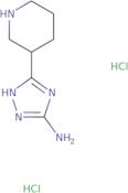 3-(Piperidin-3-yl)-1H-1,2,4-triazol-5-amine dihydrochloride