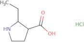 2-Ethylpyrrolidine-3-carboxylic acid hydrochloride