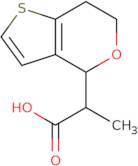 2-{4H,6H,7H-Thieno[3,2-c]pyran-4-yl}propanoic acid