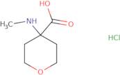 4-(Methylamino)oxane-4-carboxylic acid hydrochloride