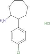 2-(4-Chlorophenyl)cycloheptan-1-amine hydrochloride