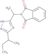 2-{1-[3-(Butan-2-yl)-1H-1,2,4-triazol-5-yl]ethyl}-2,3-dihydro-1H-isoindole-1,3-dione